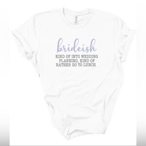 The Paisley Box Brideish Wedding Planning T-shirt Size Small